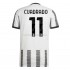 Juventus Voetbalshirt Cuadrado 11 Thuis Tenue 2022-2023 Korte Mouw