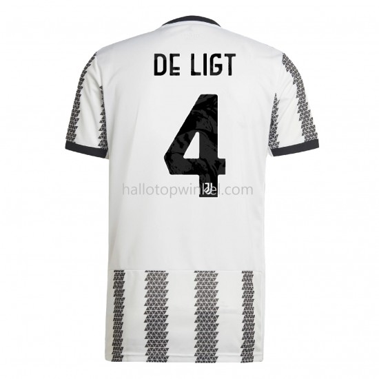 Juventus Voetbalshirt De Ligt 4 Thuis Tenue 2022-2023 Korte Mouw