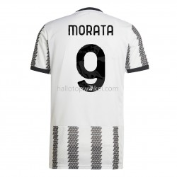 Juventus Voetbalshirt Morata 9 Thuis Tenue 2022-2023 Korte Mouw