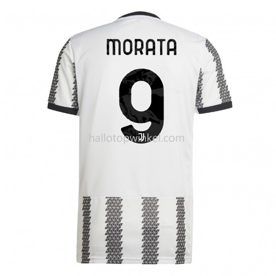 Juventus Voetbalshirt Morata 9 Thuis Tenue 2022-2023 Korte Mouw