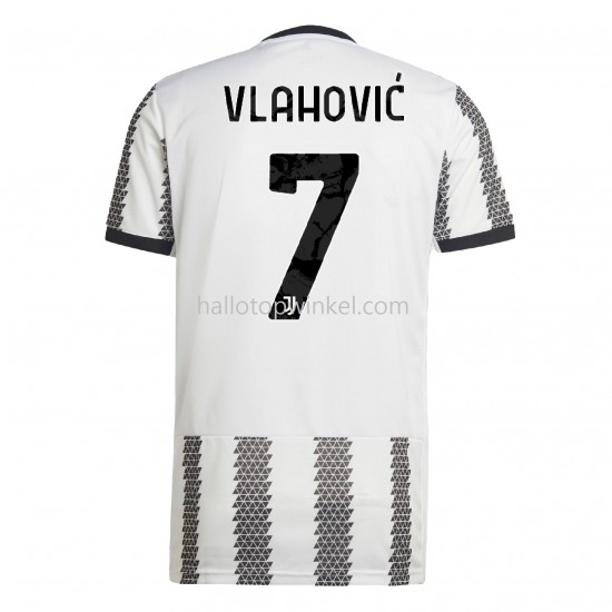 Juventus Voetbalshirt Vlahovic 7 Thuis Tenue 2022-2023 Korte Mouw