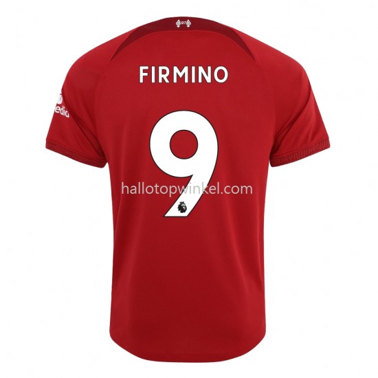 Liverpool Voetbalshirt Firmino 9 Thuis Tenue 2022-2023 Korte Mouw