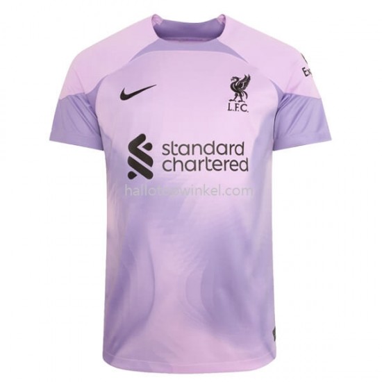 Liverpool Voetbalshirt Doelman Thuis Tenue 2022-2023 Korte Mouw