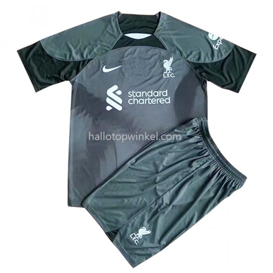 Liverpool Voetbalshirt Kleuters/Kids Uit Tenue 2022-2023 Korte Mouw