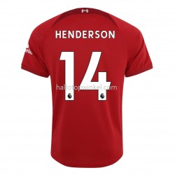 Liverpool Voetbalshirt Henderson 14 Thuis Tenue 2022-2023 Korte Mouw