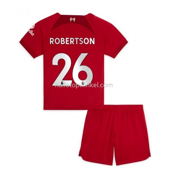 Liverpool Voetbalshirt Robertson 26 Kleuters/Kids Thuis Tenue 2022-2023 Korte Mouw