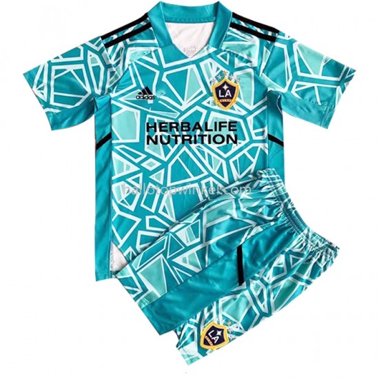 Los Angeles Galaxy Voetbalshirt Doelman Kleuters/Kids Thuis Tenue 2022-2023 Korte Mouw