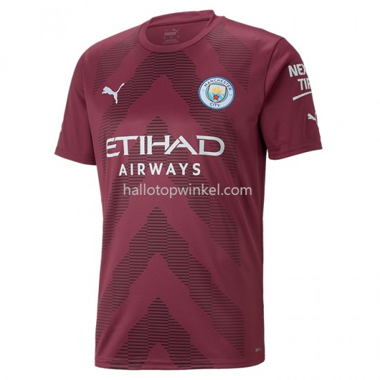 Manchester City Voetbalshirt Doelman Thuis Tenue 2022-2023 Korte Mouw
