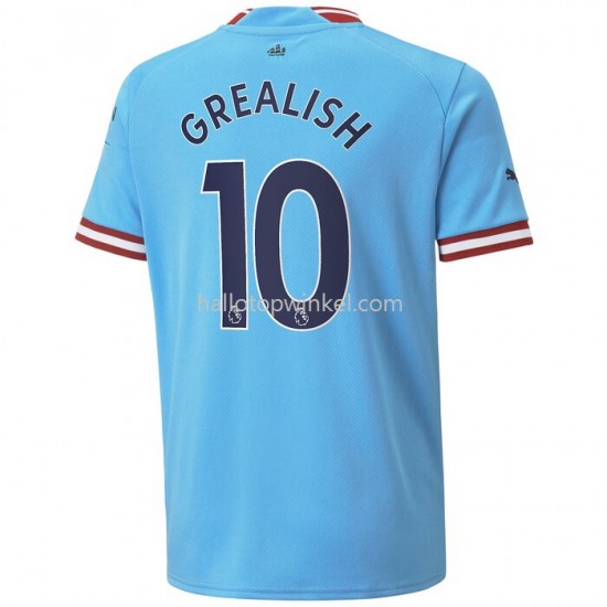 Manchester City Voetbalshirt Grealish 10 Thuis Tenue 2022-2023 Korte Mouw