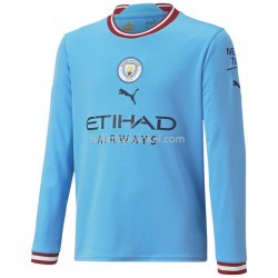 Manchester City Voetbalshirt Thuis Tenue 2022-2023 Lange Mouw