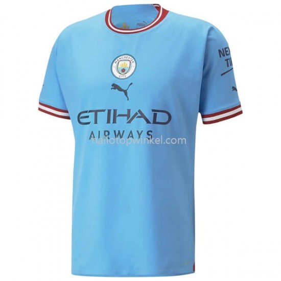 Manchester City Voetbalshirt Thuis Tenue 2022-2023 Korte Mouw