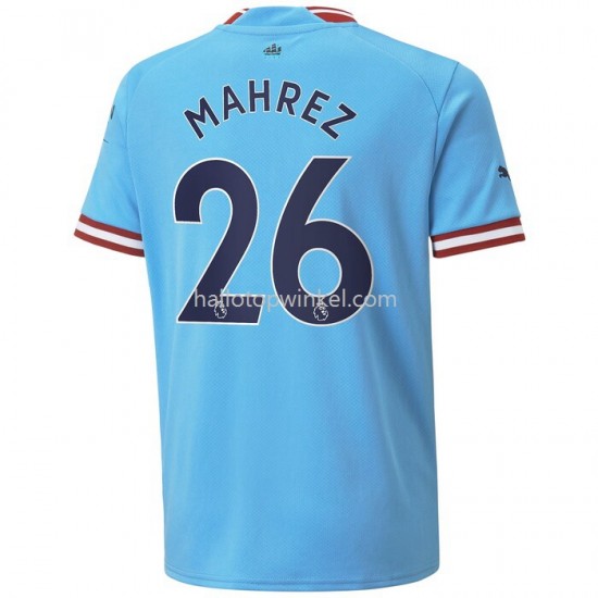 Manchester City Voetbalshirt Mahrez 26 Thuis Tenue 2022-2023 Korte Mouw
