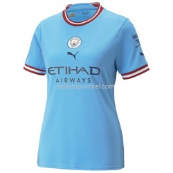 Manchester City Voetbalshirt Dames Thuis Tenue 2022-2023 Korte Mouw