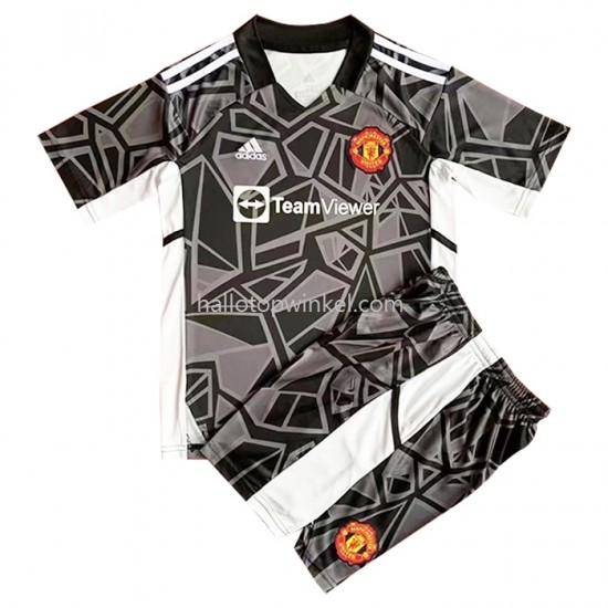 Manchester United Voetbalshirt Kleuters/Kids Uit Tenue 2022-2023 Korte Mouw