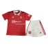 Manchester United Voetbalshirt Kleuters/Kids Thuis Tenue 2022-2023 Korte Mouw