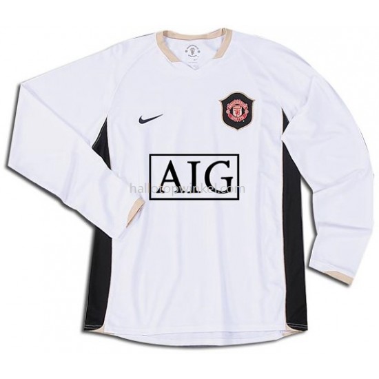 Manchester United Voetbalshirt Uit Tenue 2006-2007 Korte Mouw