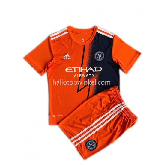 New York City Voetbalshirt Kleuters/Kids Uit Tenue 2022-2023 Korte Mouw