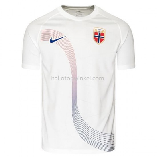 Noorwegen Voetbalshirt Uit Tenue 2022 Korte Mouw