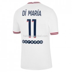 Paris Saint-Germain Voetbalshirt Di Maria 11 Vierde Tenue 2021-2022 Korte Mouw