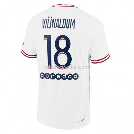 Paris Saint-Germain Voetbalshirt Georginio Wijnaldum 18 Vierde Tenue 2021-2022 Korte Mouw