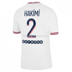 Paris Saint-Germain Voetbalshirt Hakimi 2 Vierde Tenue 2021-2022 Korte Mouw