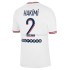 Paris Saint-Germain Voetbalshirt Hakimi 2 Vierde Tenue 2021-2022 Korte Mouw