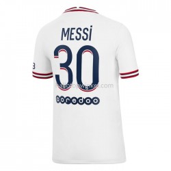 Paris Saint-Germain Voetbalshirt Lionel Messi 30 Vierde Tenue 2021-2022 Korte Mouw