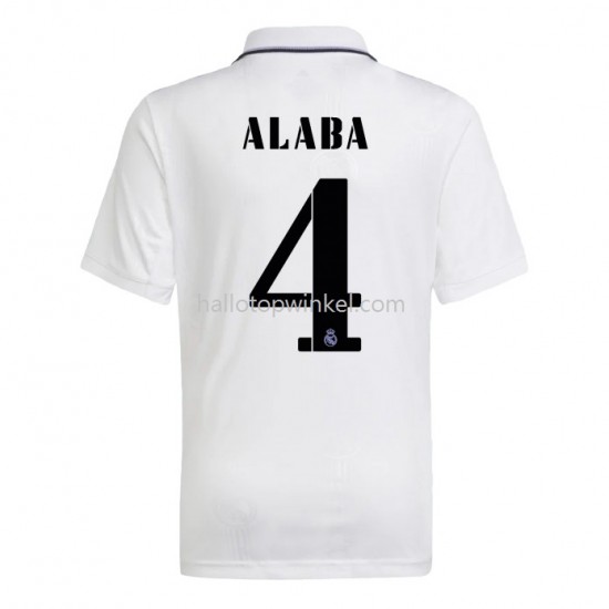 Real Madrid Voetbalshirt Alaba 4 Thuis Tenue 2022-2023 Korte Mouw