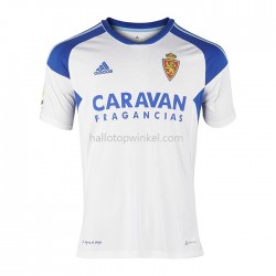 Real Zaragoza Voetbalshirt Thuis Tenue 2022-2023 Korte Mouw