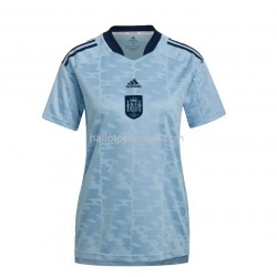 Spanje Voetbalshirt Dames Uit Tenue 2022 Korte Mouw