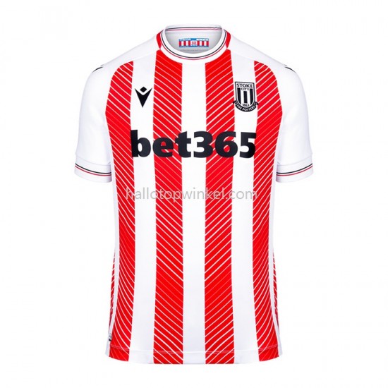 Stoke City Voetbalshirt Thuis Tenue 2022-2023 Korte Mouw
