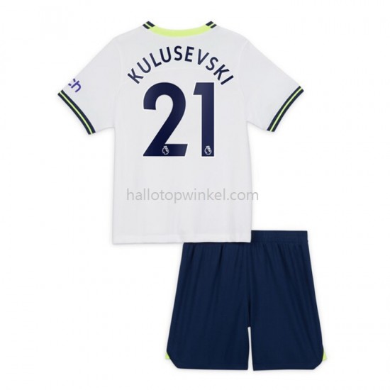 Tottenham Hotspur Voetbalshirt Dejan Kulusevski 21 Kleuters/Kids Thuis Tenue 2022-2023 Korte Mouw
