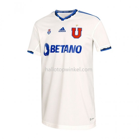Universidad de Chile Voetbalshirt Uit Tenue 2022 Korte Mouw