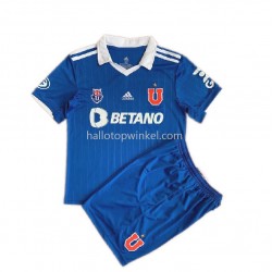 Universidad de Chile Voetbalshirt Kleuters/Kids Thuis Tenue 2022 Korte Mouw