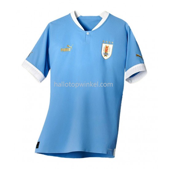 Uruguay Voetbalshirt Thuis Tenue WK 2022 Korte Mouw