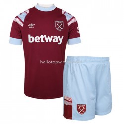 West Ham United Voetbalshirt Kleuters/Kids Thuis Tenue 2022-2023 Korte Mouw