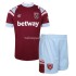 West Ham United Voetbalshirt Kleuters/Kids Thuis Tenue 2022-2023 Korte Mouw