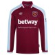 West Ham United Voetbalshirt Thuis Tenue 2021-2022 Lange Mouw