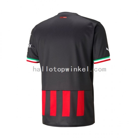 AC Milan Voetbalshirt Heren Thuis Tenue 2022-2023 Korte Mouw