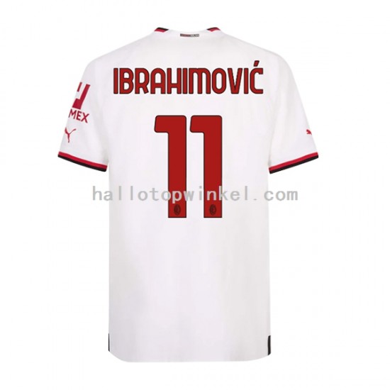 AC Milan Voetbalshirt Ibrahimović 11 Heren Uit Tenue 2022-2023 Korte Mouw