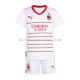 AC Milan Voetbalshirt Kleuters/Kids Uit Tenue 2022-2023 Korte Mouw