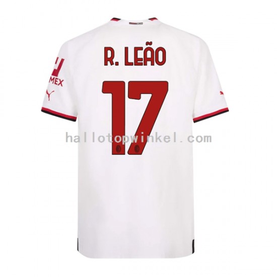 AC Milan Voetbalshirt Rafael Leao 17 Heren Uit Tenue 2022-2023 Korte Mouw