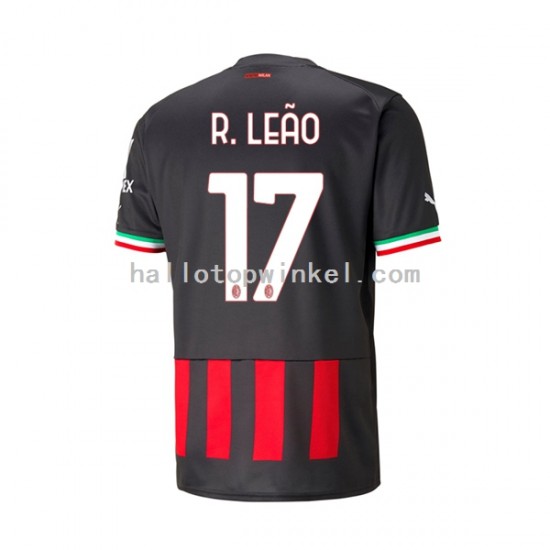 AC Milan Voetbalshirt Rafael Leao 17 Heren Thuis Tenue 2022-2023 Korte Mouw