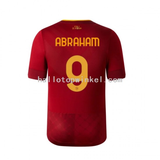 AS Roma Voetbalshirt Tammy Abraham 9 Heren Thuis Tenue 2022-2023 Korte Mouw