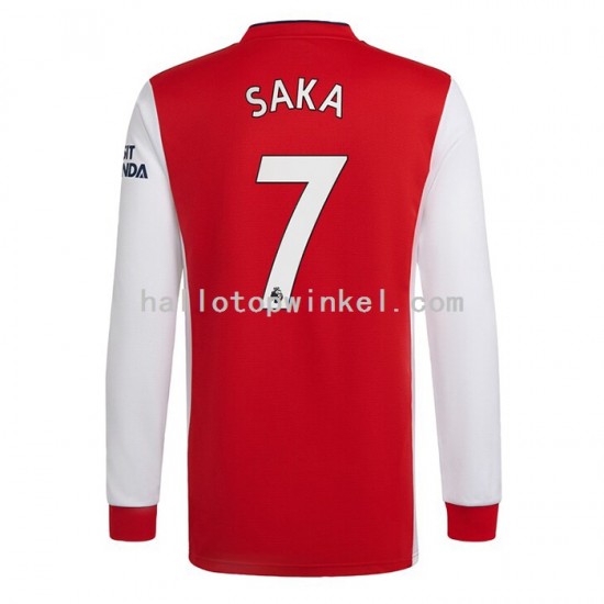 Arsenal Voetbalshirt Bukayo Saka 7 Heren Thuis Tenue 2022-2023 Lange Mouw