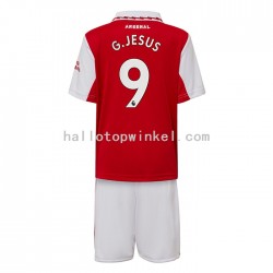 Arsenal Voetbalshirt Gabriel Jesus 9 Kleuters/Kids Thuis Tenue 2022-2023 Korte Mouw