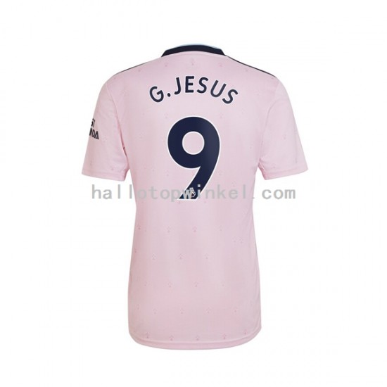 Arsenal Voetbalshirt Gabriel Jesus 9 Heren Derde Tenue 2022-2023 Korte Mouw