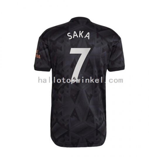 Arsenal Voetbalshirt Saka 7 Heren Uit Tenue 2022-2023 Korte Mouw