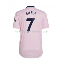 Arsenal Voetbalshirt Saka 7 Heren Derde Tenue 2022-2023 Korte Mouw