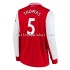 Arsenal Voetbalshirt Thomas Partey 5 Heren Thuis Tenue 2022-2023 Lange Mouw